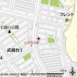埼玉県日高市武蔵台2丁目4-10周辺の地図