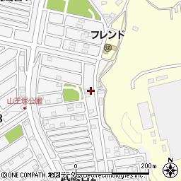埼玉県日高市武蔵台2丁目20周辺の地図