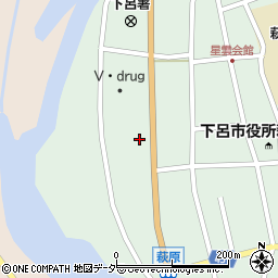 益田信用組合萩原支店周辺の地図