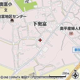 埼玉県狭山市下奥富890周辺の地図