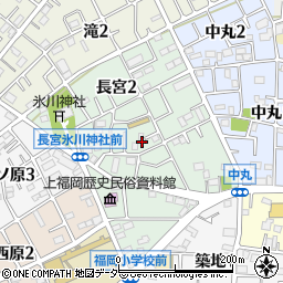 埼玉県ふじみ野市長宮周辺の地図
