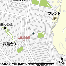 埼玉県日高市武蔵台2丁目4-8周辺の地図