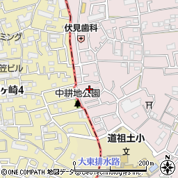 埼玉県さいたま市緑区道祖土1丁目13周辺の地図