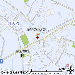 茨城県稲敷郡河内町生板2503周辺の地図