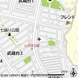 埼玉県日高市武蔵台2丁目4-11周辺の地図