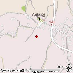 千葉県成田市小野周辺の地図