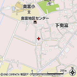 埼玉県狭山市下奥富897周辺の地図