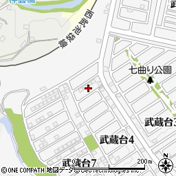埼玉県日高市武蔵台4丁目2周辺の地図
