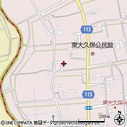 埼玉県富士見市東大久保610周辺の地図