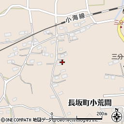 山梨県北杜市長坂町小荒間941周辺の地図