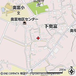 埼玉県狭山市下奥富868周辺の地図