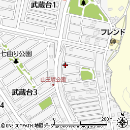 埼玉県日高市武蔵台2丁目4-1周辺の地図