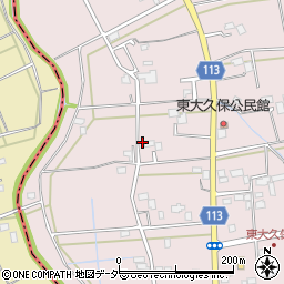 埼玉県富士見市東大久保551周辺の地図