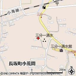 山梨県北杜市長坂町小荒間712-2周辺の地図