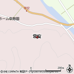 福井県今立郡池田町常安周辺の地図