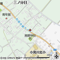千葉県香取市三ノ分目231周辺の地図