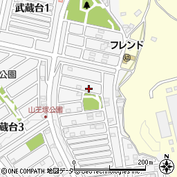 埼玉県日高市武蔵台2丁目3-11周辺の地図