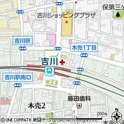 春樹 吉川店周辺の地図