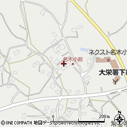千葉県成田市名木1250周辺の地図