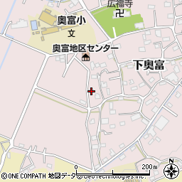 埼玉県狭山市下奥富866周辺の地図