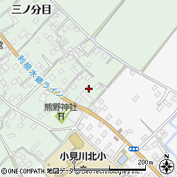 千葉県香取市三ノ分目238周辺の地図