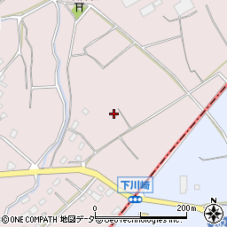 埼玉県飯能市下川崎78周辺の地図