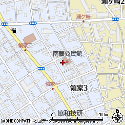 埼玉県さいたま市浦和区領家3丁目15-8周辺の地図