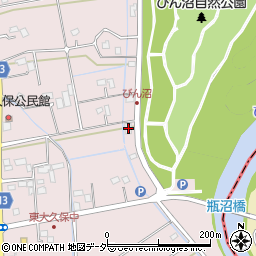 埼玉県富士見市東大久保3820周辺の地図