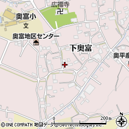埼玉県狭山市下奥富871周辺の地図