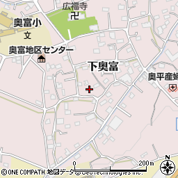 埼玉県狭山市下奥富874周辺の地図