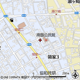 埼玉県さいたま市浦和区領家3丁目15-6周辺の地図