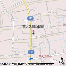 埼玉県富士見市東大久保2211周辺の地図