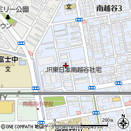 ＪＲ東日本南越谷社宅Ｄ周辺の地図