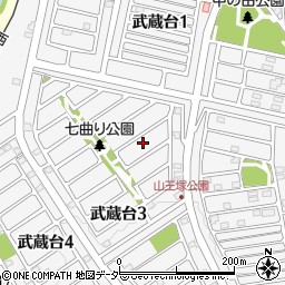 埼玉県日高市武蔵台3丁目4周辺の地図