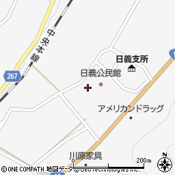 長野県木曽郡木曽町日義1581-2周辺の地図