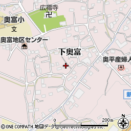埼玉県狭山市下奥富875周辺の地図