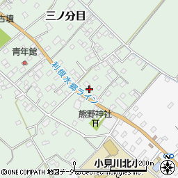 千葉県香取市三ノ分目85周辺の地図