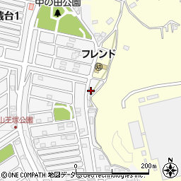 埼玉県日高市武蔵台2丁目21-2周辺の地図