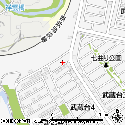 埼玉県日高市武蔵台4丁目1-3周辺の地図