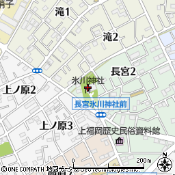 長宮氷川神社周辺の地図