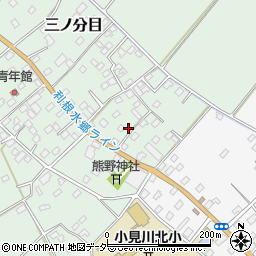 千葉県香取市三ノ分目232周辺の地図