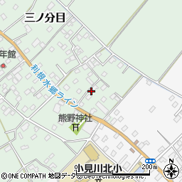 千葉県香取市三ノ分目95-3周辺の地図