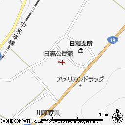 木曽町社会福祉協議会　本所周辺の地図