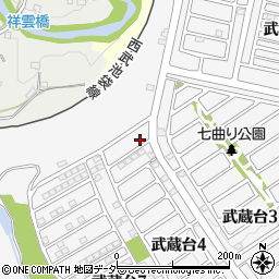 埼玉県日高市武蔵台4丁目1-2周辺の地図