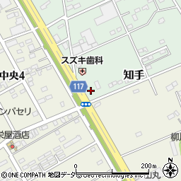 セブンイレブン神栖知手東店周辺の地図
