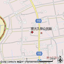 埼玉県富士見市東大久保577周辺の地図