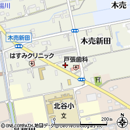 埼玉県吉川市木売新田134周辺の地図