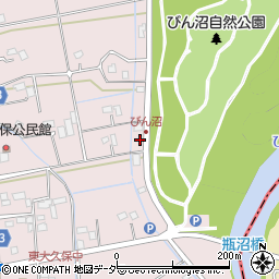 埼玉県富士見市東大久保3799周辺の地図