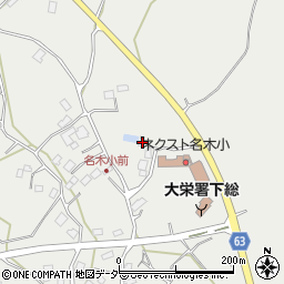 千葉県成田市名木1257周辺の地図