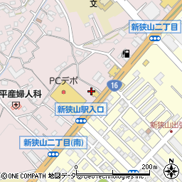 埼玉県狭山市下奥富507周辺の地図